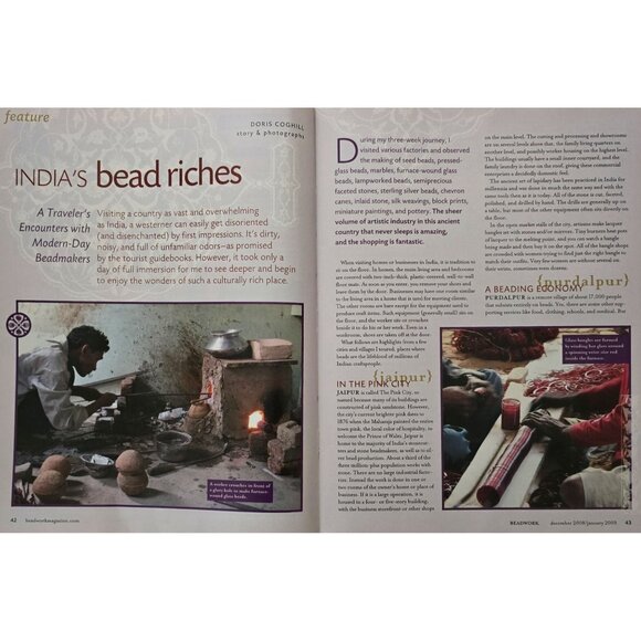 Beadwork Magazine December 2008 January 2009 - Picture 7 of 16